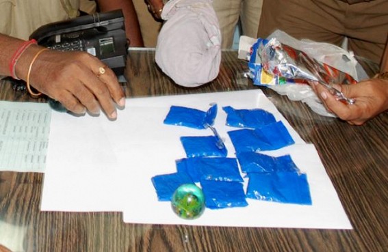Drug smuggling rampant in Tripura : Police seize drugs